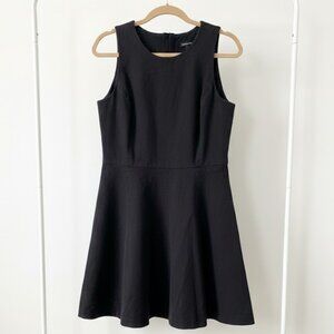 Banana Republic Mad Men Collection Black Fit & Flare Dress Size 12